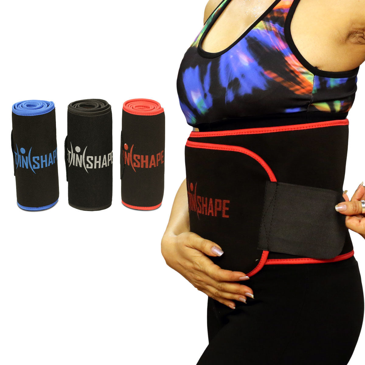 Slimming Waist Trimmer Belt for Men & Women – Sweat Belt, Tummy Control & Workout Support