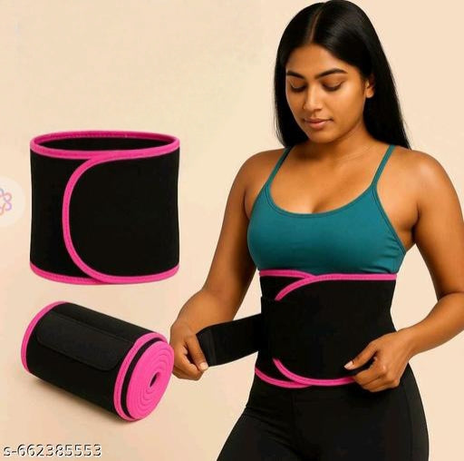 Slimming Waist Trimmer Belt for Men & Women – Sweat Belt, Tummy Control & Workout Support
